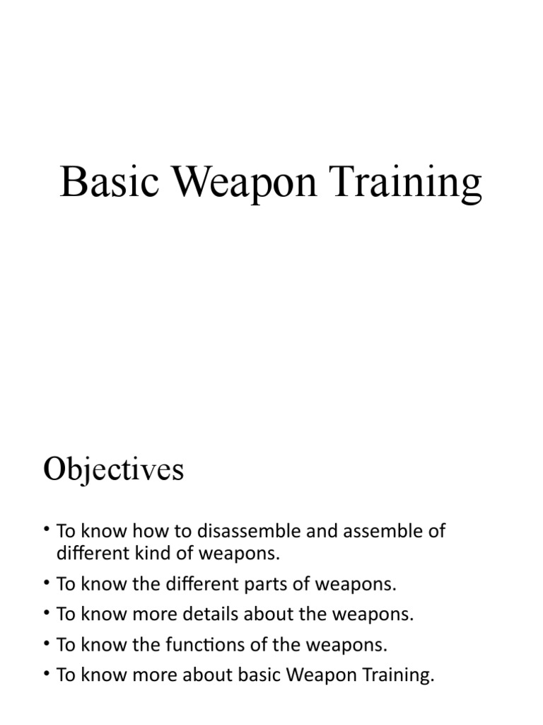 Basic M16 Rifle Training Guide | PDF | Rifle | Trigger (Firearms)