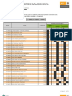 Matriz de Evaluacion Grupal