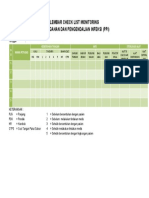 Check List Monitor - Print 12 Lembar