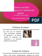 Primeros Auxilios Psicológicos en Violencia de Género