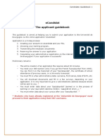 Ecandidat The Applicant Guidebook