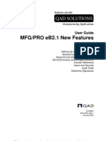 QAD MFGPro Eb2 - 1 New Features Documentation 2005