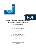 Evidence For EMF Transcriptomics and Proteomics Research 2007-2012