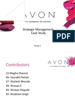 Avon Strategic Management Case Study 1