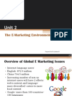 The E-Marketing Environment