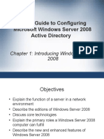 MCTS Guide To Configuring Microsoft Windows Server 2008 Active Directory