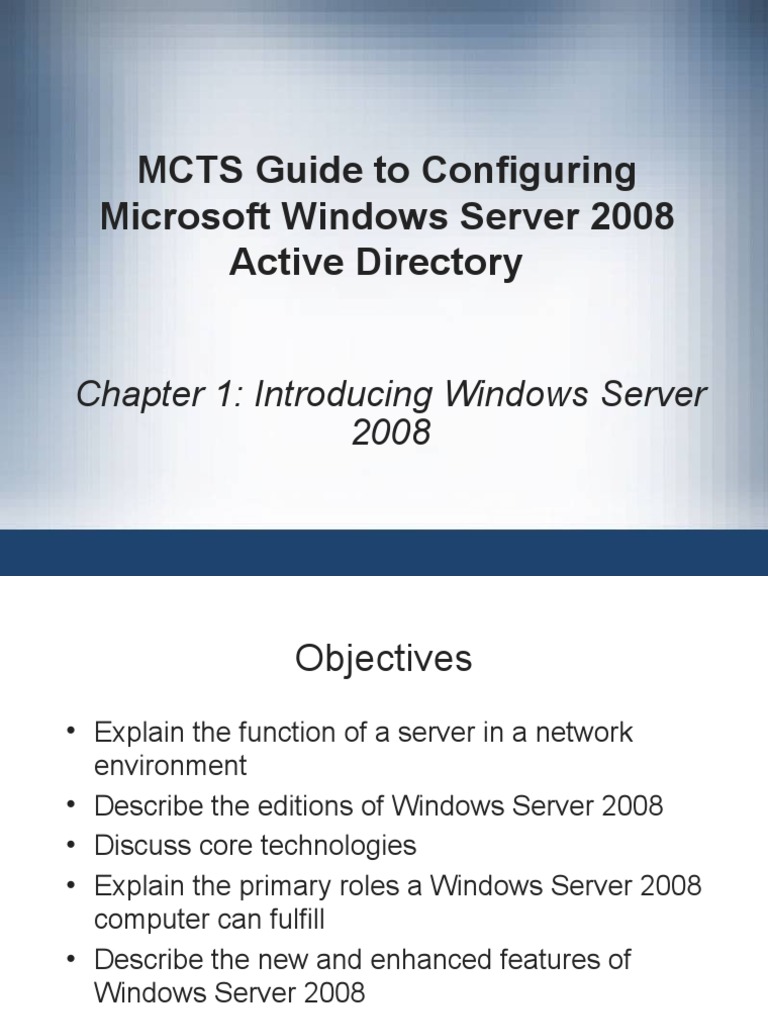Configuring Active Directory in Windows 2008 | PDF | Active Directory ...