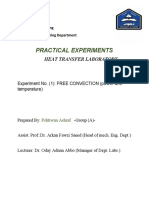 Practical Experiments: Heat Transfer Laboratory