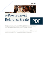 E Procurement Reference Guide