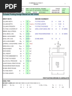ACI 318-14 Beam Design Spreadsheet | PDF | Beam (Structure) | Concrete