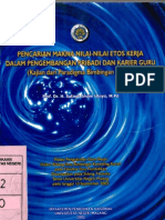 Pencarian Makna Nilai-Nilai Etos Kerja Dalam Pengembangan Pribadi Dan Karier Guru (Kajian Dari Paradigma Bimbingan Karier) - Prof. Dr. Sutoyo Imam Utoyo