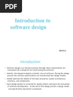 Introduction To Software Design