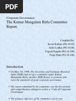 Kumar Mangalam Birla Committee