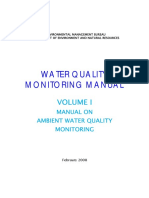 Manual On Ambient Water Quality Monitoring