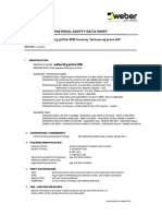 Material Safety Data Sheet Weberdry Prime WB