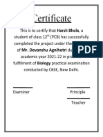 Certificate: Mr. Devanshu Agnihotri