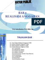 Bab 8 Realisasi Anggaran: Prof. Indra Bastian, PH.D, MBA, Akt