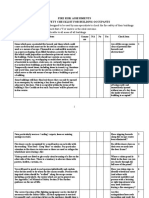 Fire Risk Assessments Fire Safety Checklist For Building Occupants