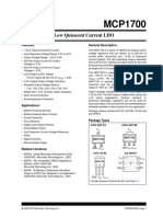 Low Quiescent Current LDO: Features: General Description