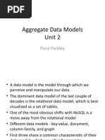 Aggregate Data Models Unit 2