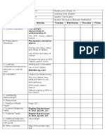 Monday Tuesday Wednesday Thursday Friday The Learners Demonstrate An Understanding of