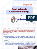 Moral Values and Character Development CF Original