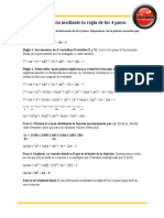 Derivación Mediante La Regla de Los 4 Pasos