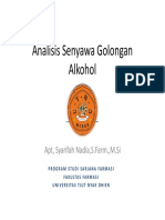 Analisis Senyawa Golongan Alkohol PDF