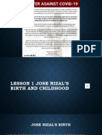(Lesson 2) Jose Rizal's Birth and Childhood