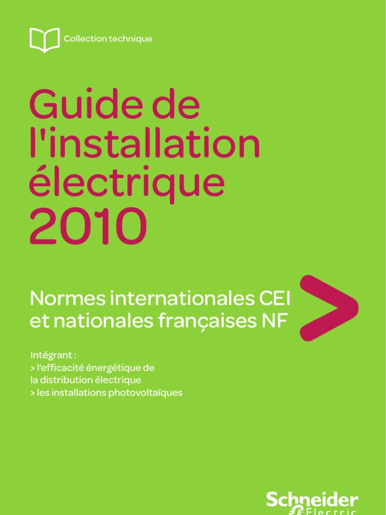 Recueil De Plans De Pose Et Schémas D electricité Industrielle 1949 GEI 2010 FR Bas Def Pour Visual Is at Ion PartA | PDF | Commission  électrotechnique internationale | Électricité