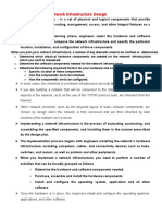 Overview of Network Infrastructure Design