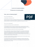 Digital Marketing Fundamentals Transcript