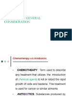 Antibiotics: General Consideration