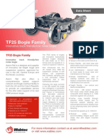 Wabtec Axiom TF25 Bogie Family Data Sheet