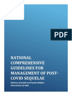 National Comprehensive Guidelines For Management of Post-Covid Sequelae