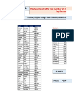 This Function Sums The Number of Items Which Match Criteria Set by The User