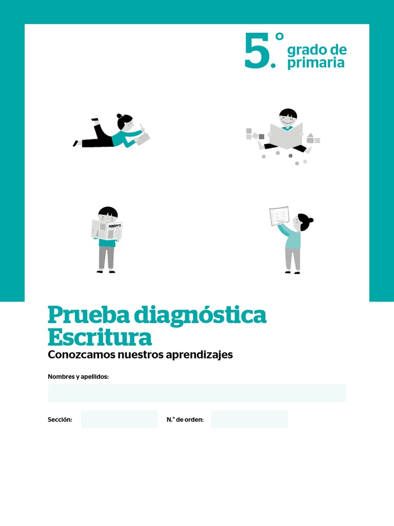 Prueba de Escritura 5° Grado 2024 | PDF | Artes del Lenguaje y Comunicación