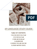 AP Language Study Guide (Overview) PDF