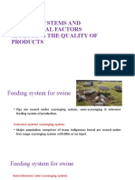 Feeding Systems and Nutritional Factors Affecting The Quality of Products
