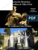 Una Iniciación Dionisiaca en Los Jardines de Villa D Este - Dr. Guillermo Calvo Soriano