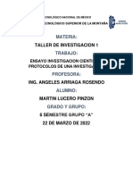 Ensayo - Protocolos de Investigacion - Martin Lucero Pinzon - 6a
