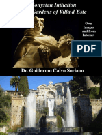 A Dionysian Initiation in The Gardens of Villa D Este - Dr. Guillermo Calvo Soriano