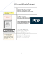 2022-B PET B Parcial 1 Homework 2: Practice Reading Test: Part 1: Signs