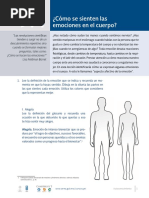Mapa Corporal de las Emociones | PDF | Las emociones | Amor
