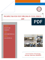 Post Diploma in Tool Design Prospectus 2019