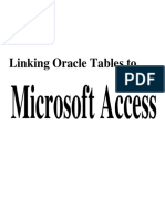 Linking Oracle Tables To Microsoft Access