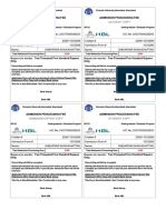 Bank Copy Account Copy: Admission Processing Fee Admission Processing Fee