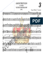 3AMOR PRESTADO BRT - Partitura Completa