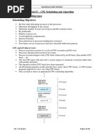 Unit IV - CPU Scheduling and Algorithm Section 4.1 Scheduling Types Scheduling Objectives