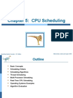 Chapter 5: CPU Scheduling: Silberschatz, Galvin and Gagne ©2018 Operating System Concepts - 10 Edition